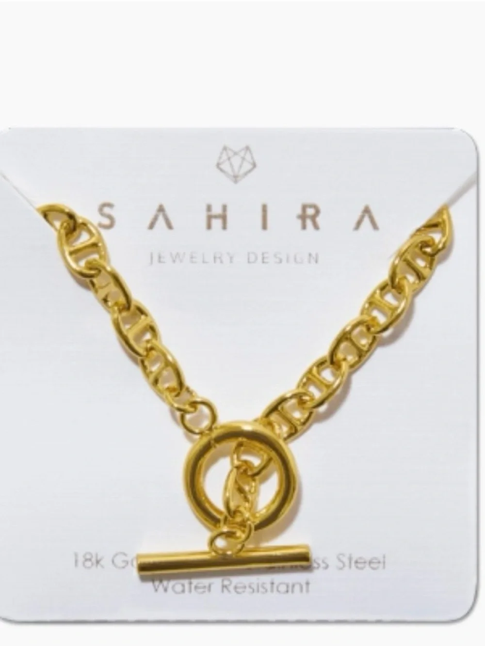 Rose Gold Toggle Link Necklace - Women's Fashion Jewelry
